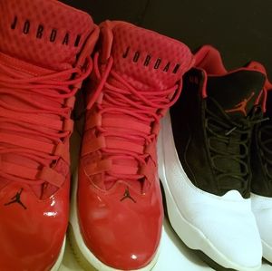 TWO PAIRS of MENS JORDANS sz 13